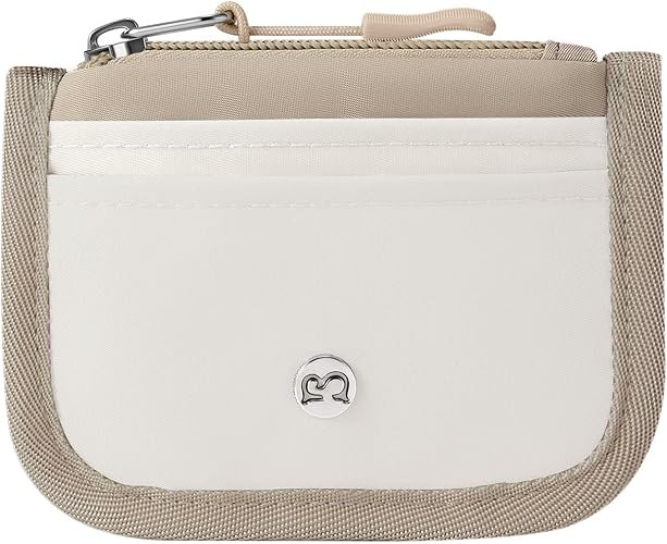 Babysun Mini Rfid Card Holder Slim Wallet with Change Zipper Pocket/3 Crad Slots/Key Ring, Small ... | Amazon (US)