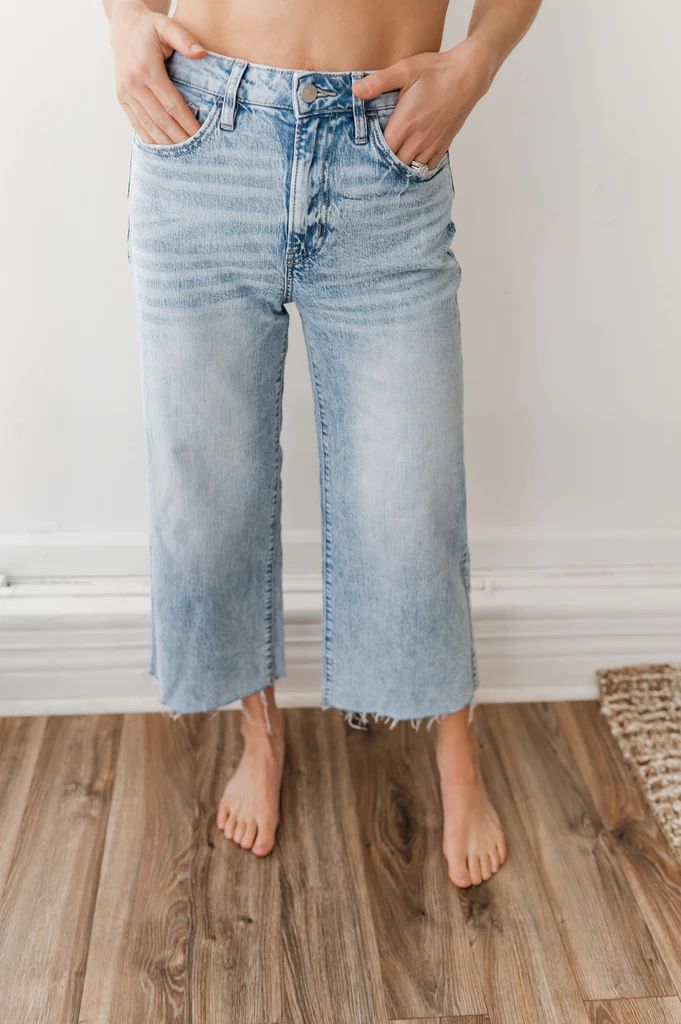Drew High Rise Cropped Denim | She Is Boutique