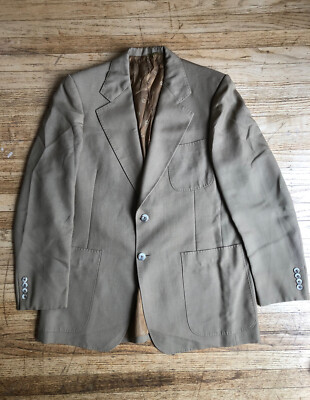 Vintage Christian Dior Mens Blazer Tan 42 / 44 L | eBay US
