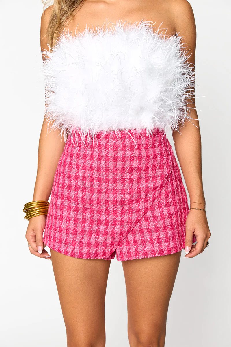 BuddyLove | John Tweed Skort | Strawberry Cream | BuddyLove