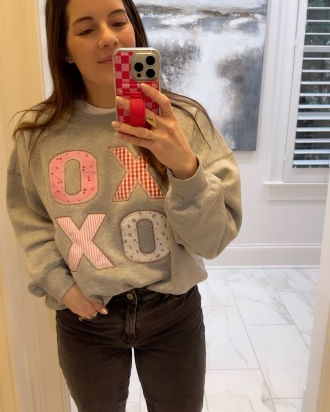 Size L but could wear normal size. 

#LTKgrwm #LTKSeasonal #LTKFindsUnder50