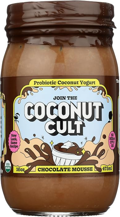 The Coconut Cult Organic Chocolate Mousse Coconut Yogurt, 16 FZ | Amazon (US)