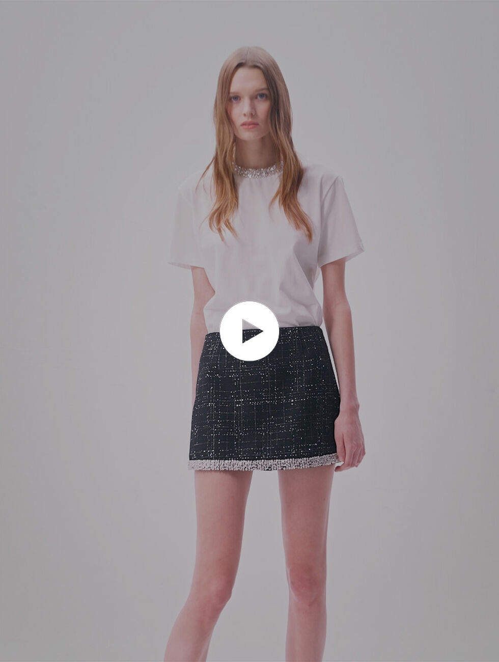 Sequinned skort | Maje US | Maje US