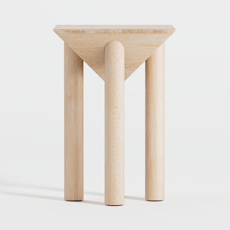 Flora Wood Square End Table + Reviews | Crate & Barrel | Crate & Barrel