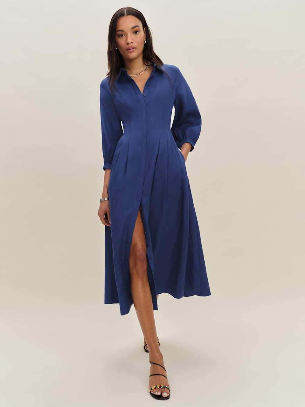 Tara Linen Dress | Reformation (Global)