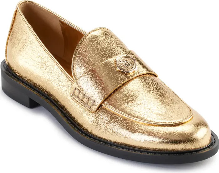 Karl Lagerfeld Paris Rylyn Metallic Loafer (Women) | Nordstrom | Nordstrom