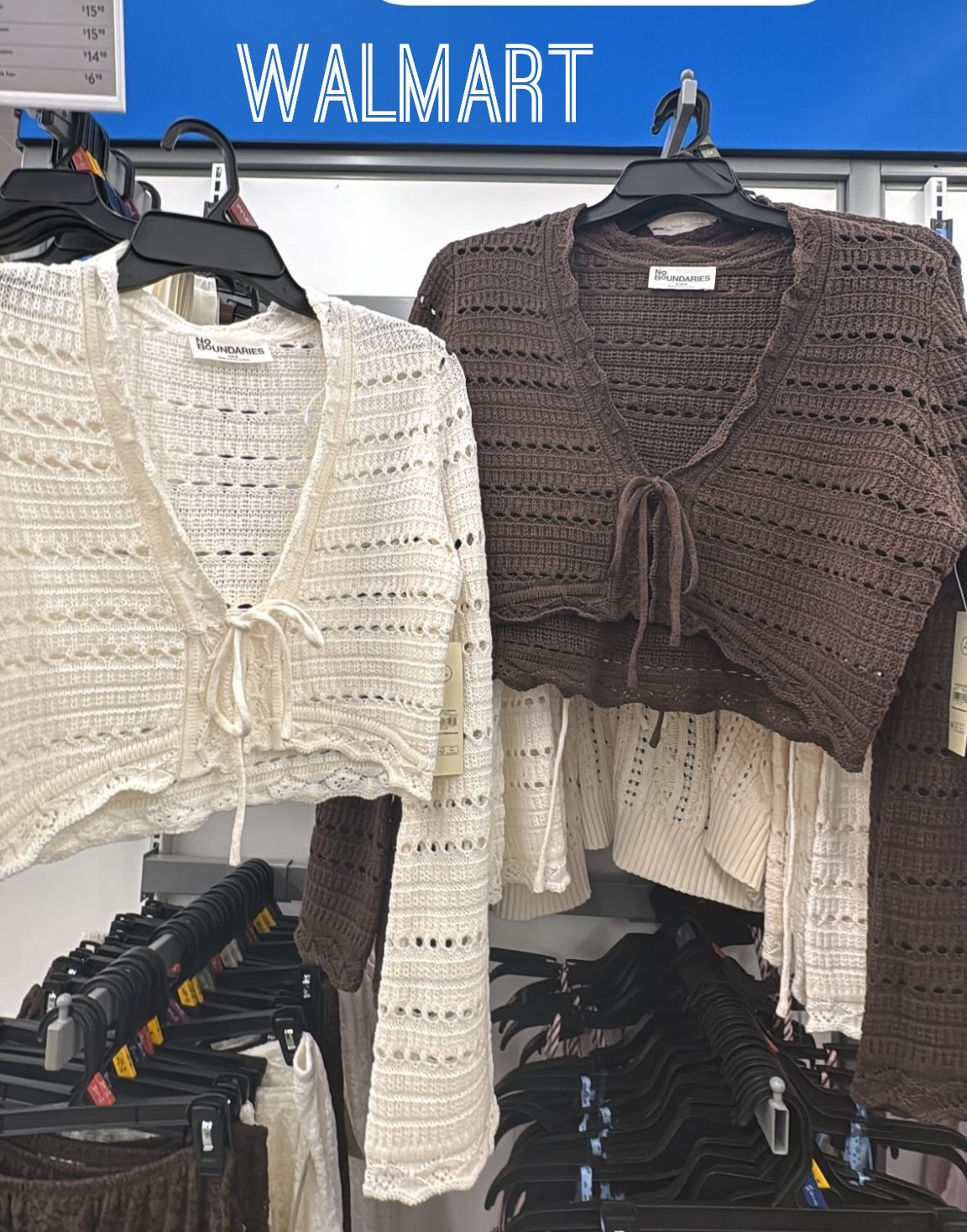 No Boundaries Tie Front Pointelle Cardigan, Women’s Sizes XXS-XXL

#LTKOver40 #LTKootd