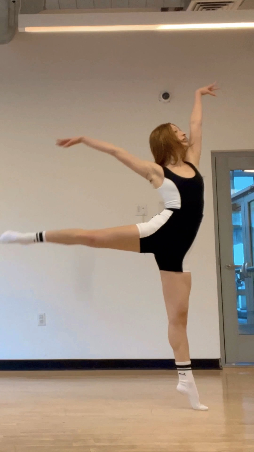 Dancing in the cutest onesie ever! 🖤🤍

#LTKActive #LTKFitness