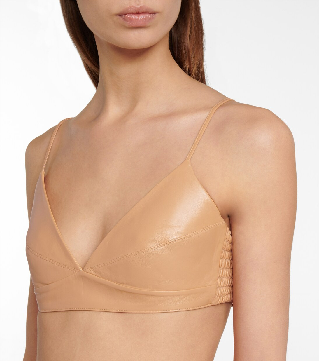 Leather bralette | Mytheresa (US/CA)
