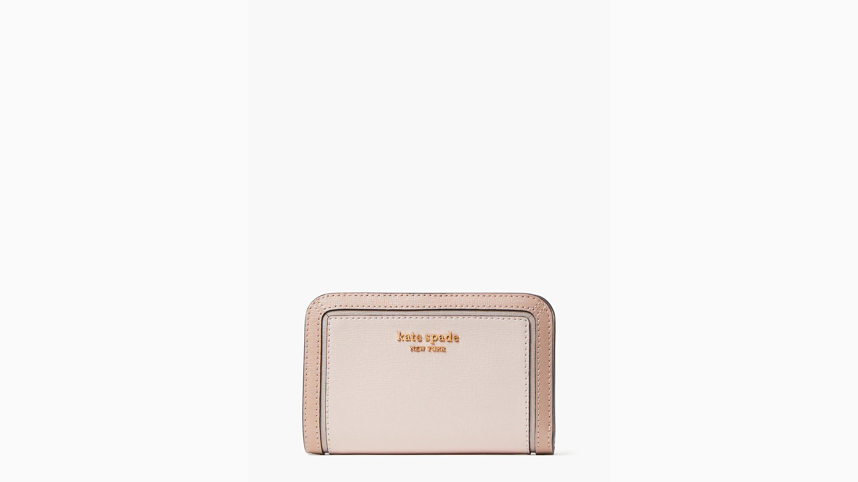 Kate Spade Morgan Colorblocked Compact Wallet, Pale Dogwood | Kate Spade (US)