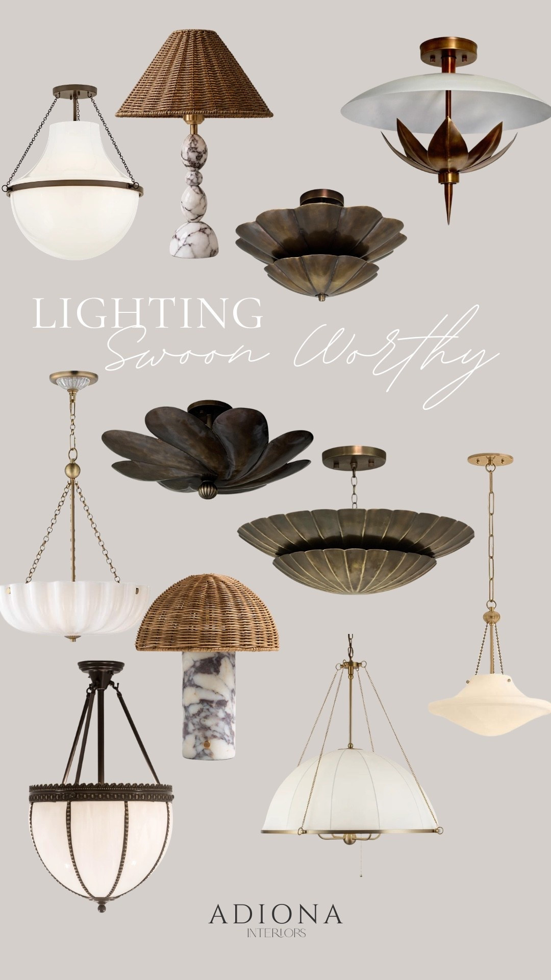 Swoon worthy lighting 

Vintage lighting, vintage inspired lighting, pendants, table lamps, flush mount, semi-flush mount, chandelier, brass lighting

#LTKSeasonal #LTKHome