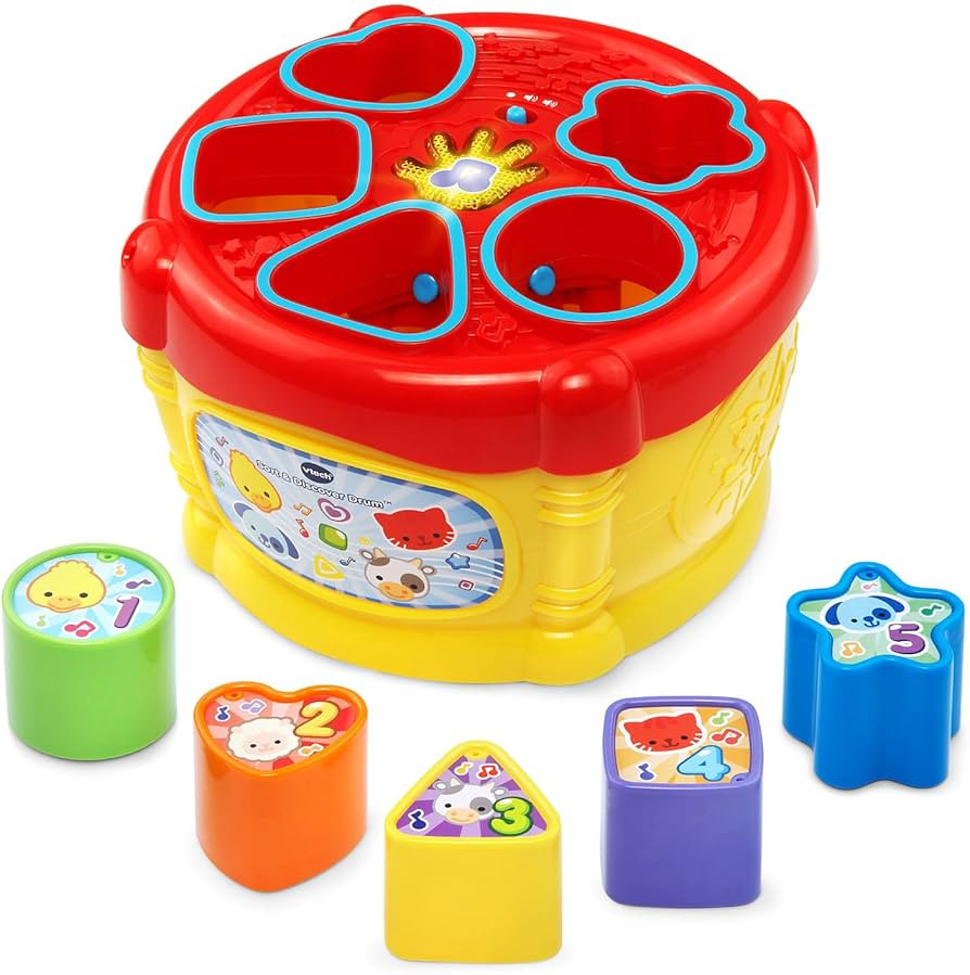 VTech Sort and Discover Drum, Yellow | Amazon (US)