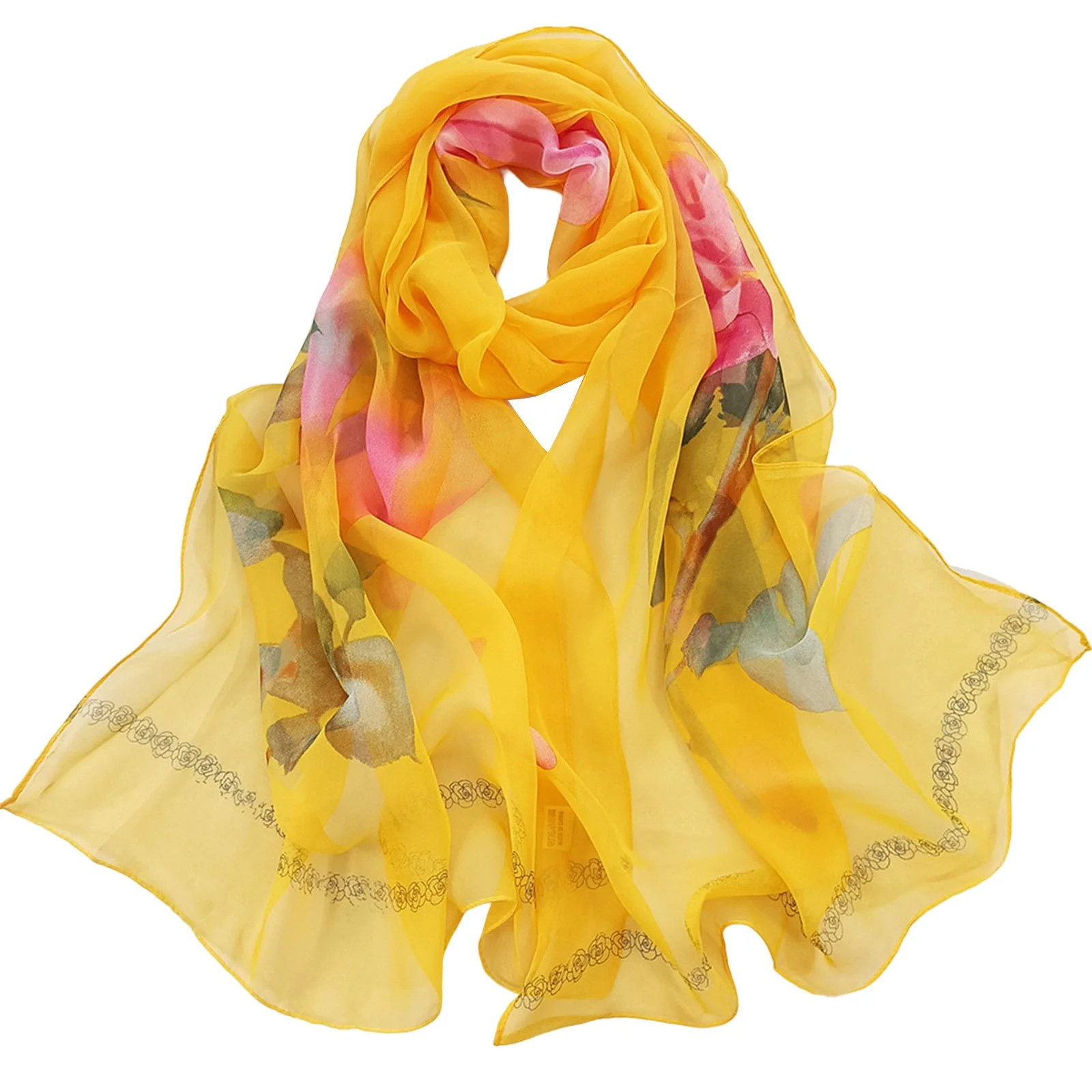 WTXUE scarf for women, Scarfs for Women Lightweight Print Floral Pattern Scarf Shawl Fashion Scar... | Walmart (US)