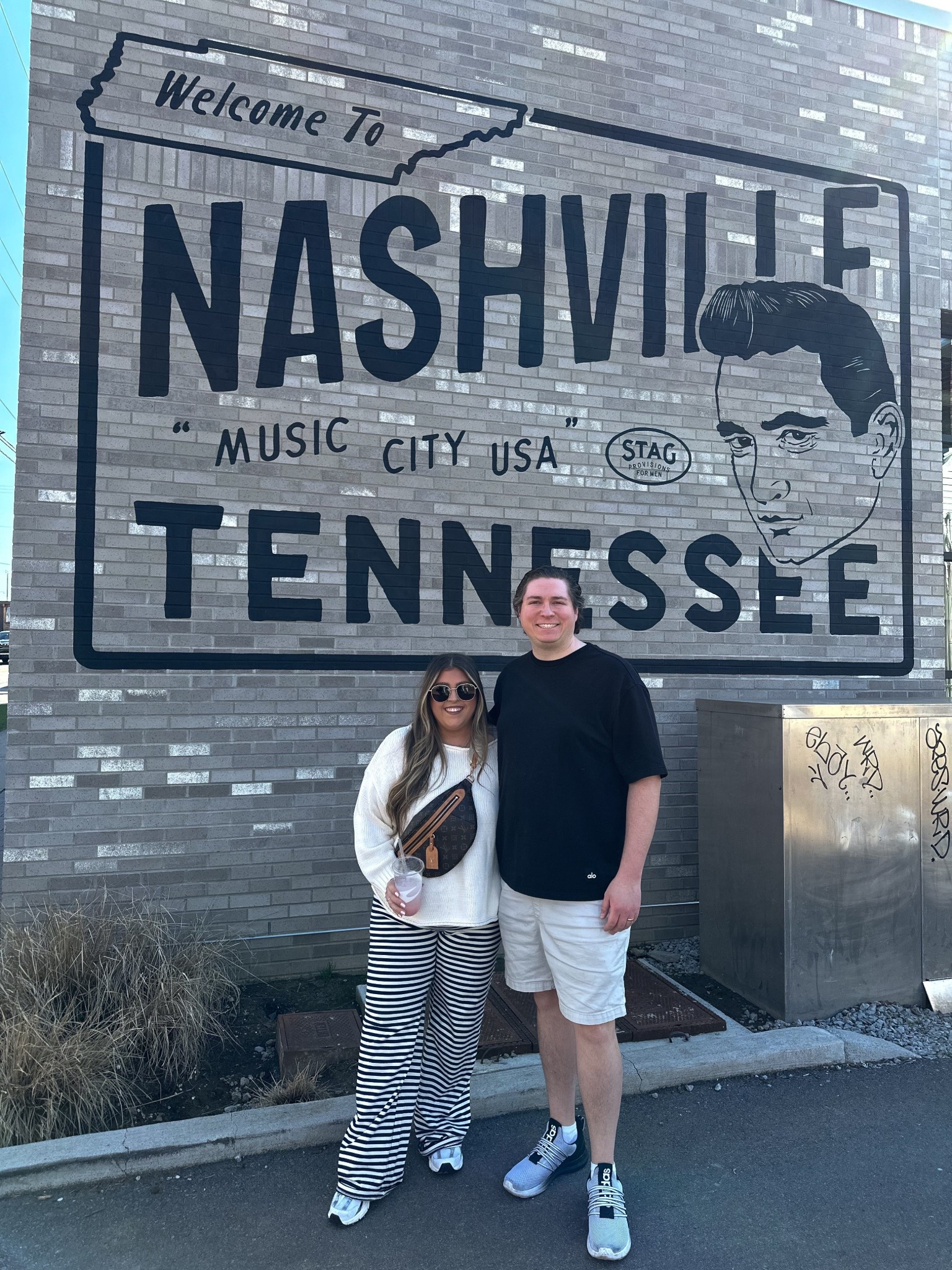 nashville ootd ☁️✨ wearing xxl in pants & sweater!! 

spring outfit
midsize outfit
affordable fashion
casual style
mom ootd 

#LTKMidsize #LTKootd