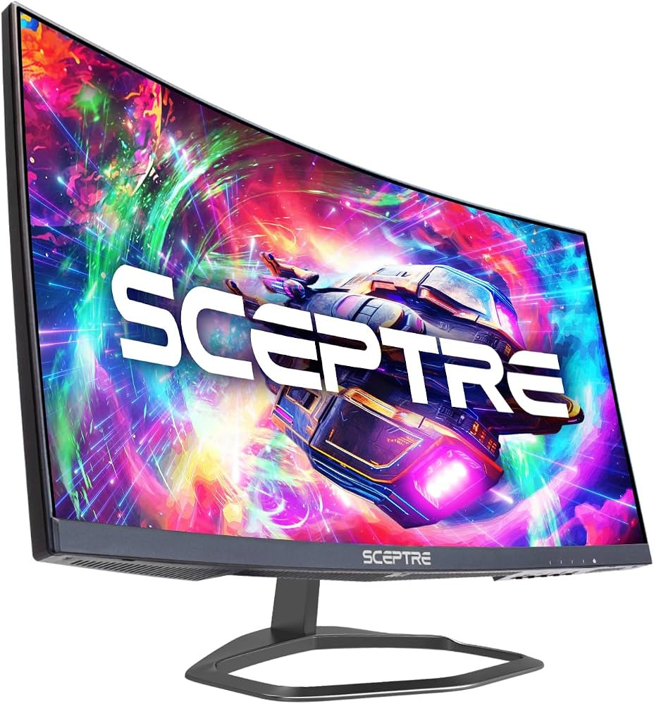 Sceptre Curved 24.5-inch Gaming Monitor up to 240Hz 1080p R1500 1ms DisplayPort x2 HDMI x2 Blue L... | Amazon (US)
