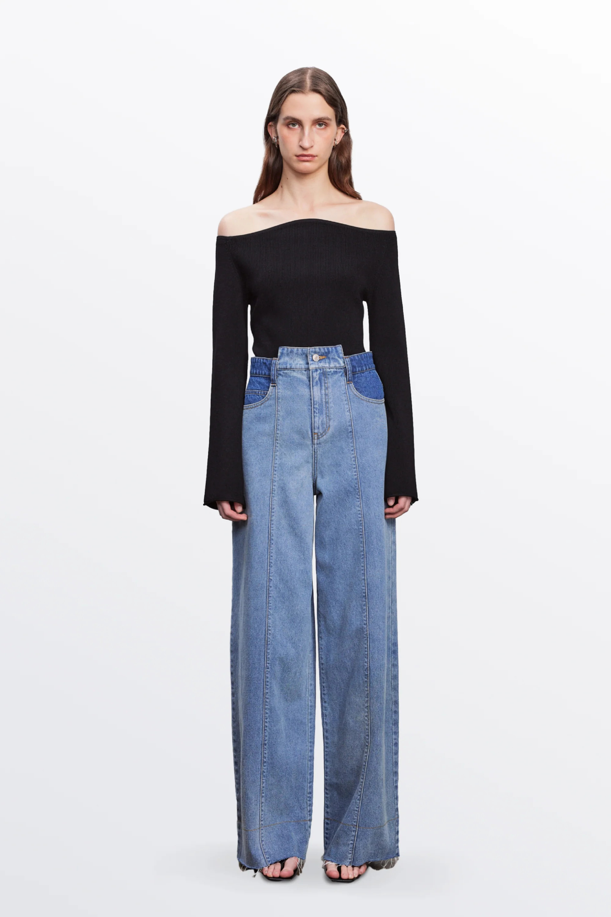 Marley Colored Pocket Jeans in Cotton Denim | Fabrique