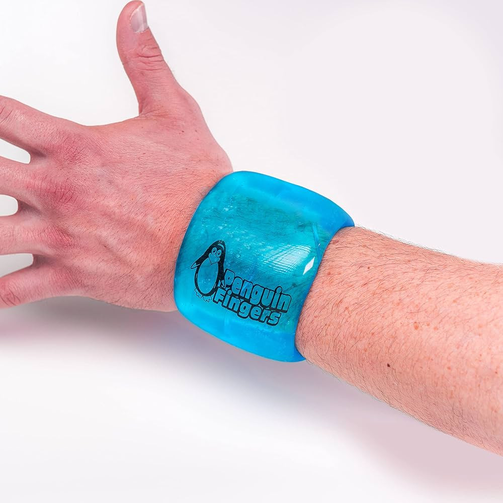 Wrist Cold Gel Ice Pack, Reusable Soft Gel Compression Wrap, Therapy Sleeve, Pain Relief for Inju... | Amazon (US)