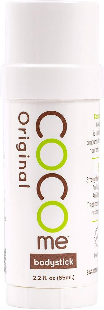 CocoMe Bodystick - 100% Organic Moisturizing Virgin Coconut Oil Solid Bar with Anti-aging Beeswax... | Amazon (US)