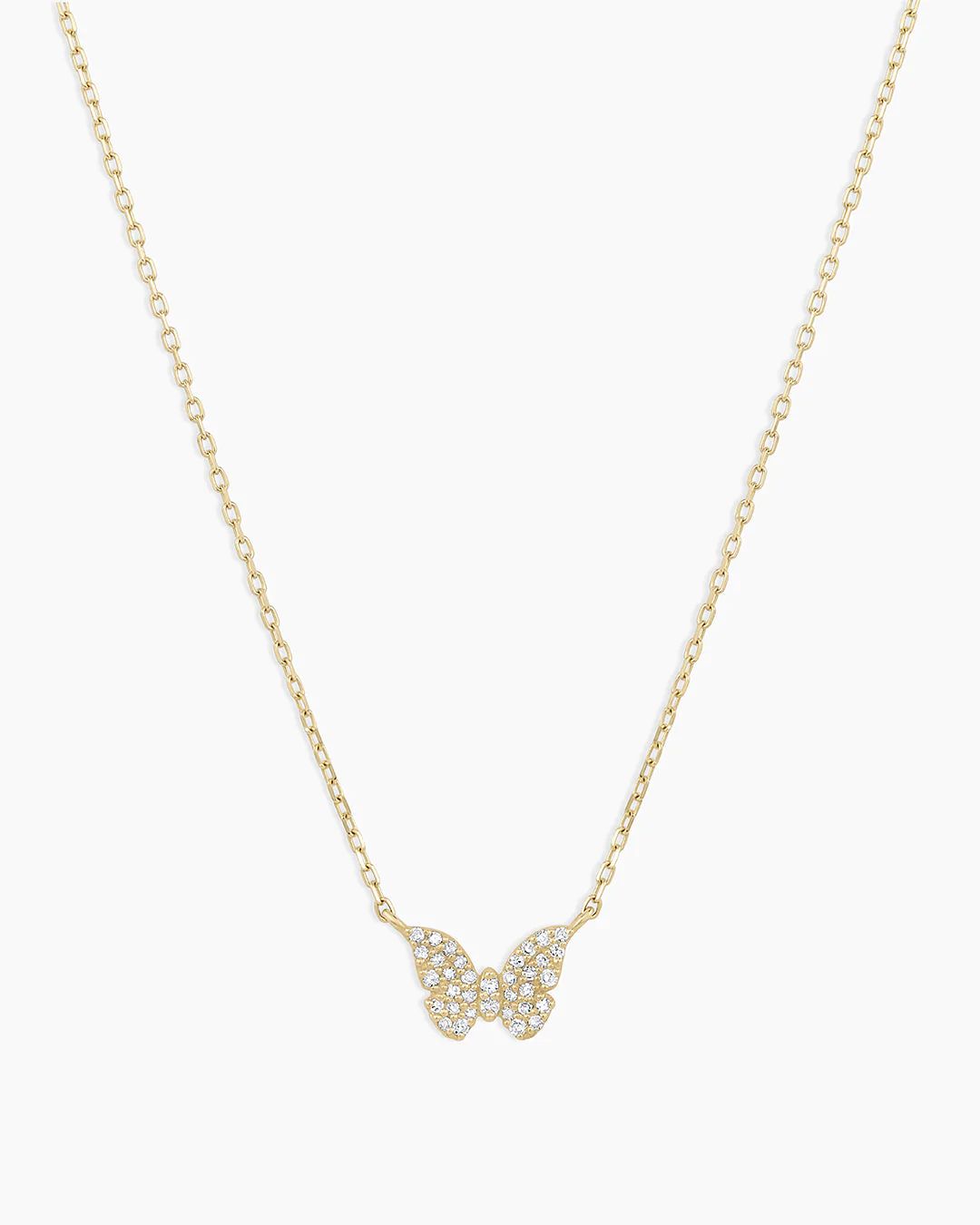 Diamond Butterfly Necklace | Gorjana