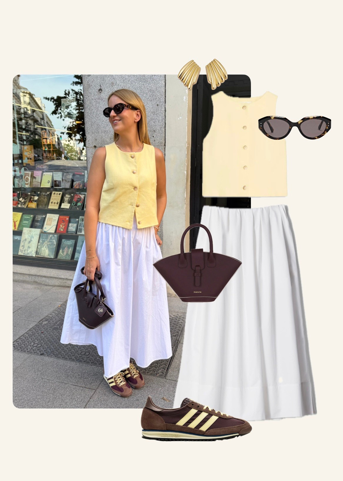 Yellow & White look in Madrid 
Vest - Zara ref 2949/332/300


#LTKeurope #LTKsummer #LTKespana