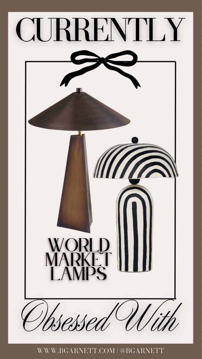 Cruelty obsessed with the lamp selection at world market 

Home decor | lamps | affordable home decor 

#LTKHome #LTKFindsUnder100 #LTKHoliday