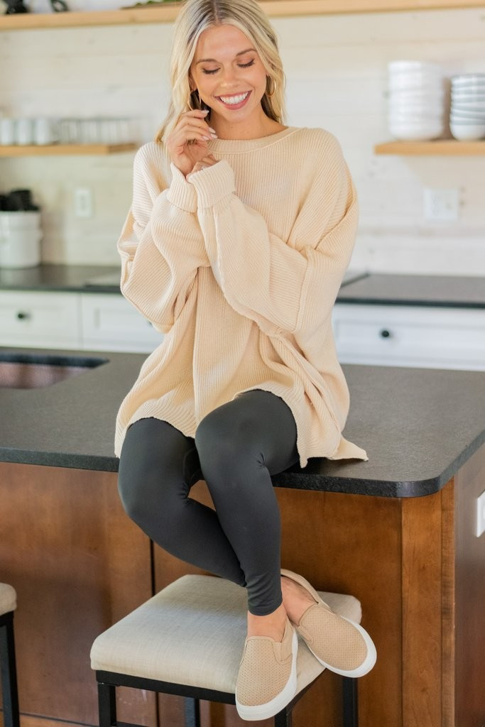 Give You Joy Cream White Dolman Sweater | The Mint Julep Boutique