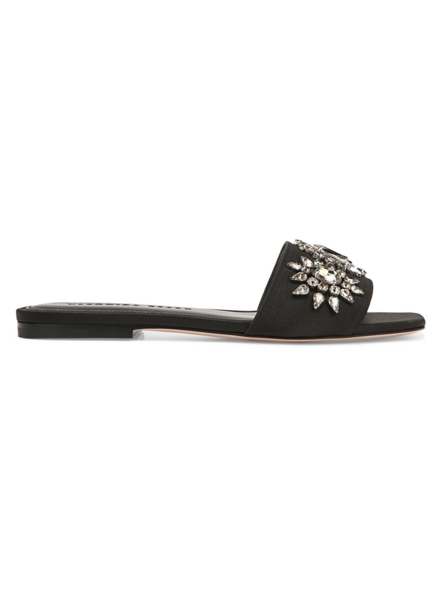 Maggie Embellished Slide Sandals | Saks Fifth Avenue