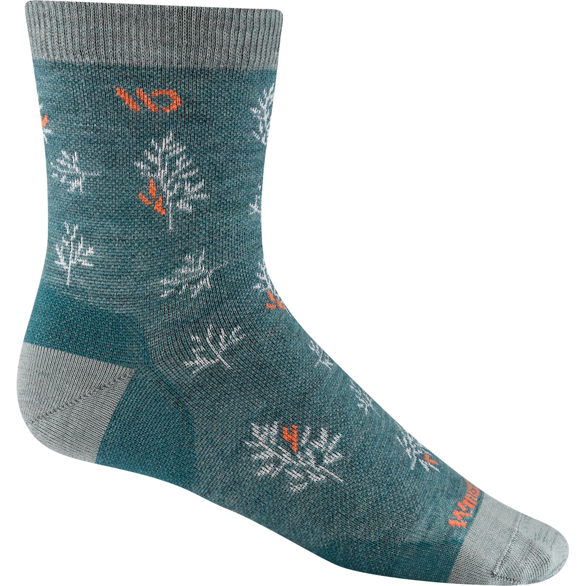 Wide Open Women's Foliage Lightweight Micro Crew Socks Blue L | REI
