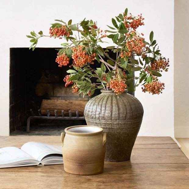 Textured Rice Wine Decorative Jar Recreation | Antique Farm House