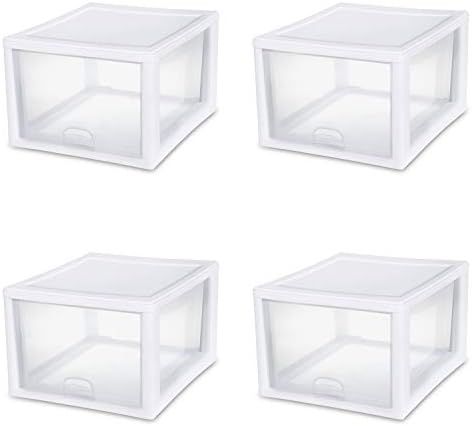 Sterilite 2310-4 27 QT/26 Liter stacking drawer (Pack of 4) | Amazon (US)