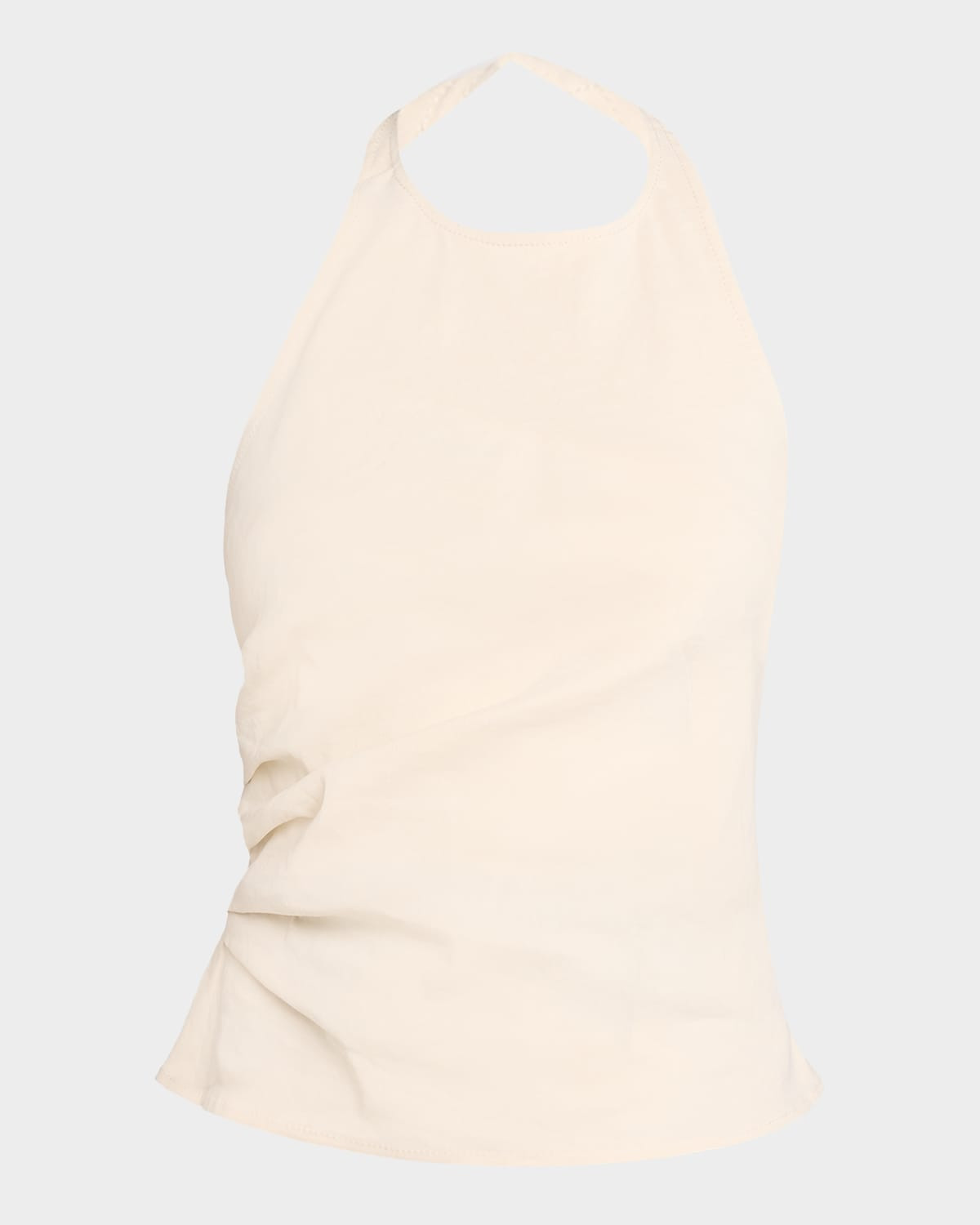 Sylvie Linen-Blend Halter Top | Neiman Marcus