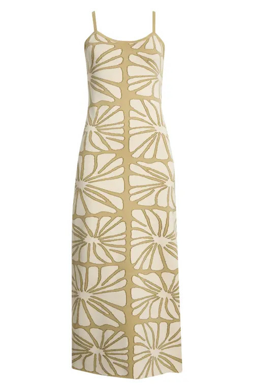 Billabong Overheated Midi Dress in Green Ash at Nordstrom, Size X-Large | Nordstrom