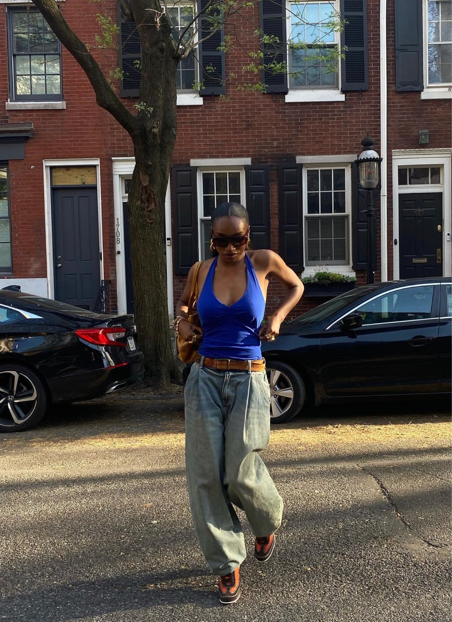 casual summer outfit ✨

blue halter top, baggy denim pants, jeffrey campbell heels

#LTKStyleTip #LTKSeasonal #LTKSummerSales