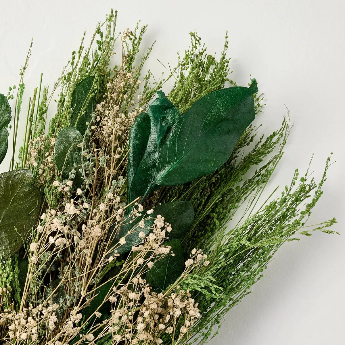 20" Preserved Mixed Leaf and Grass Spring Bundle - Hearth & Hand™ with Magnolia | Target