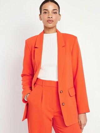 Taylor Relaxed Suit Blazer for Women | Old Navy (US)