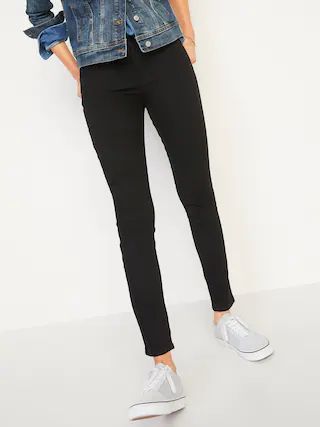 Mid-Rise Pop Icon Skinny Black Jeans for Women | Old Navy (US)