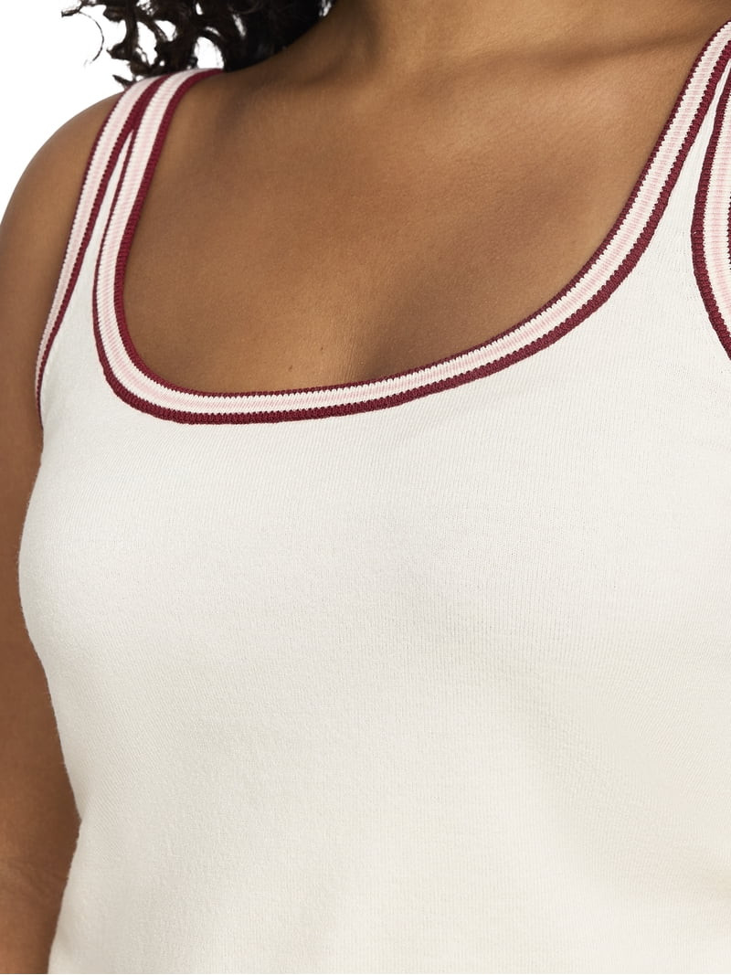 Mills by Millie Bobby Brown Women's Sweater Tank Top with Tipping, Sizes XXS-XXL | Walmart (US)