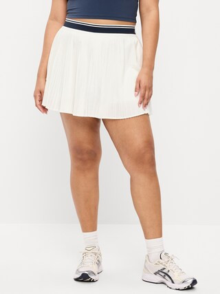 Extra High-Waisted Micro-Pleated Skort | Old Navy (US)