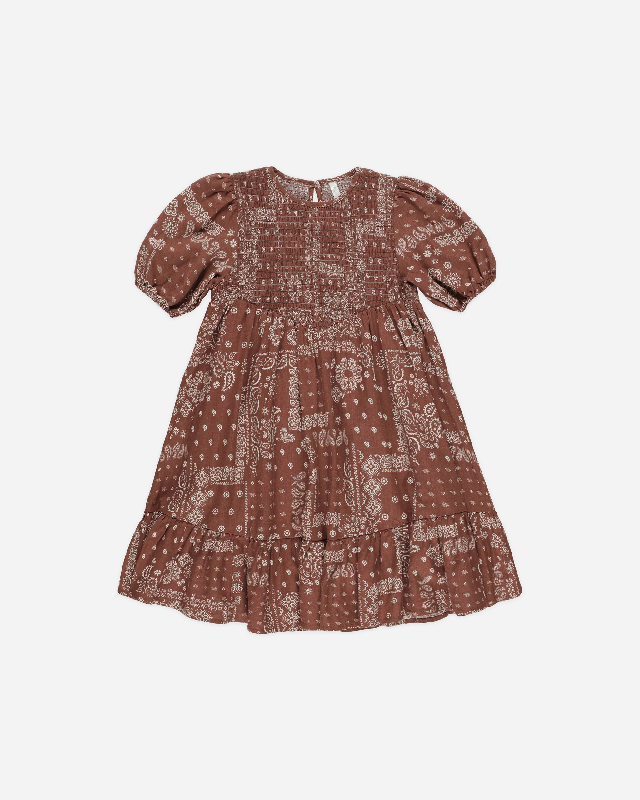 Lydia Dress || Brick Bandana | Rylee + Cru