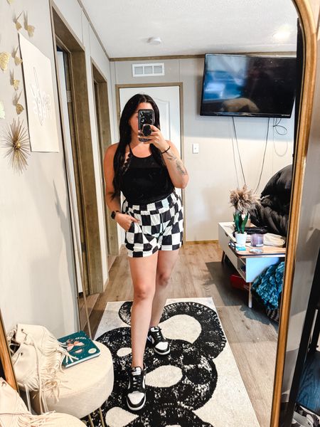 Checkered shorts are my love language 

Shorts are originally from Bourbons and Belles on IG - linked some similar ones 

Shorts 
Summer outfit 
Panda dunks 
Casual outfit 

#LTKFindsUnder50 #LTKSeasonal #LTKMidsize