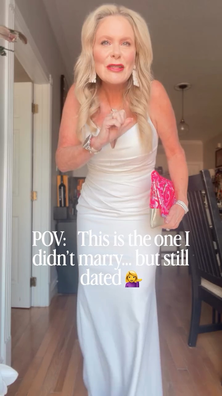 Sometimes the dress isn’t the dress… but it still deserves a moment. 🤍✨

I was completely surprised with a bridal shower, and this was the dress I wore for the celebration. While it wasn’t the gown I chose for the big day, it still felt special in its own way. 

Trends come and go, but feeling confident, feminine, and celebrated never goes out of style.

#MidlifeBride #BridalStyle #WeddingSeason #affordableweddinggown #simpleweddinggown