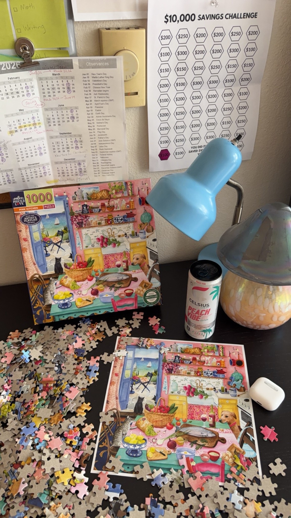 Relaxing in the spring! Puzzle is from Powells Books.

#LTKdayinmylife #LTKmorningroutine #LTKselfcare