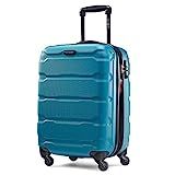 Samsonite Omni PC Hardside Expandable Luggage with Spinner Wheels, Caribbean Blue, Carry-On 20-Inch | Amazon (US)