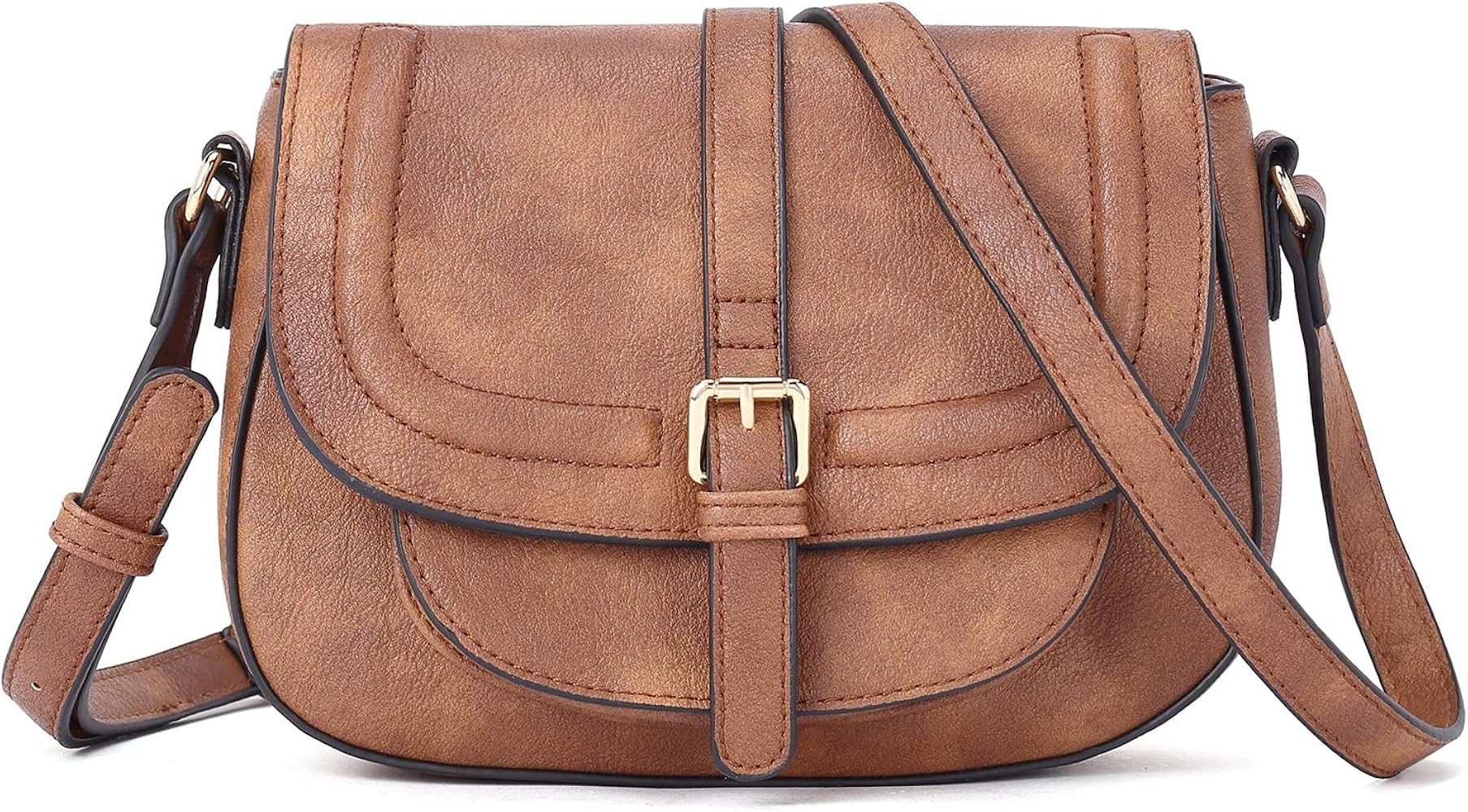 Cross Body Bag for Women, Vegan Leather Crescent Purse for Women Crossbody Handbags，Small Shoul... | Amazon (US)