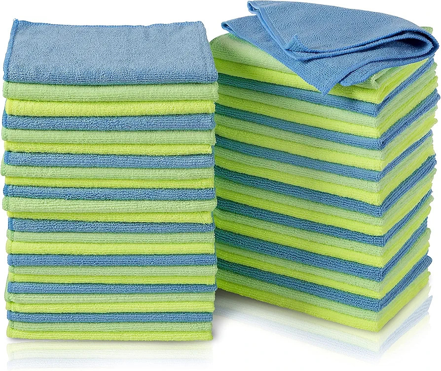 Microfiber Cleaning Cloths, 48 Pack | Amazon (US)