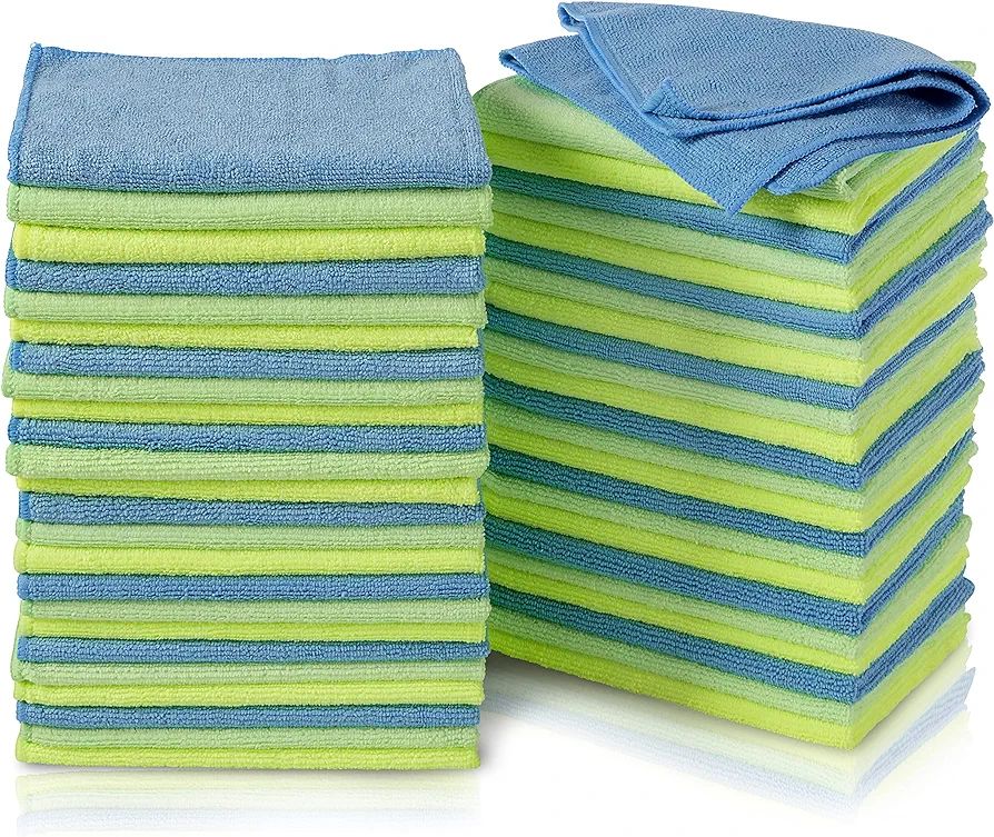 Microfiber Cleaning Cloths, 48 Pack | Amazon (US)