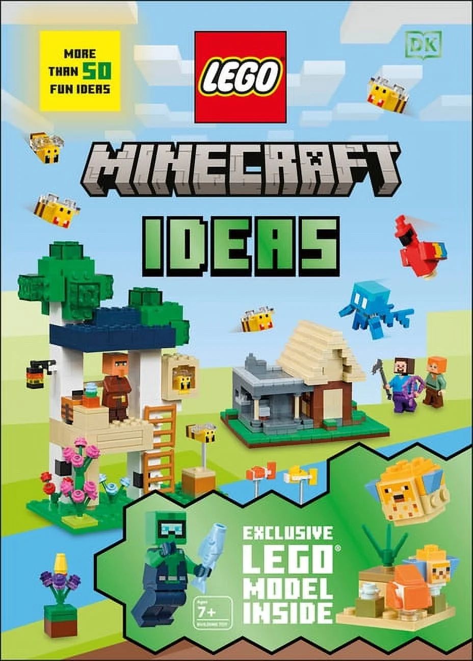 Lego Ideas: LEGO Minecraft Ideas : With Exclusive Mini Model (Mixed media product) | Walmart (US)