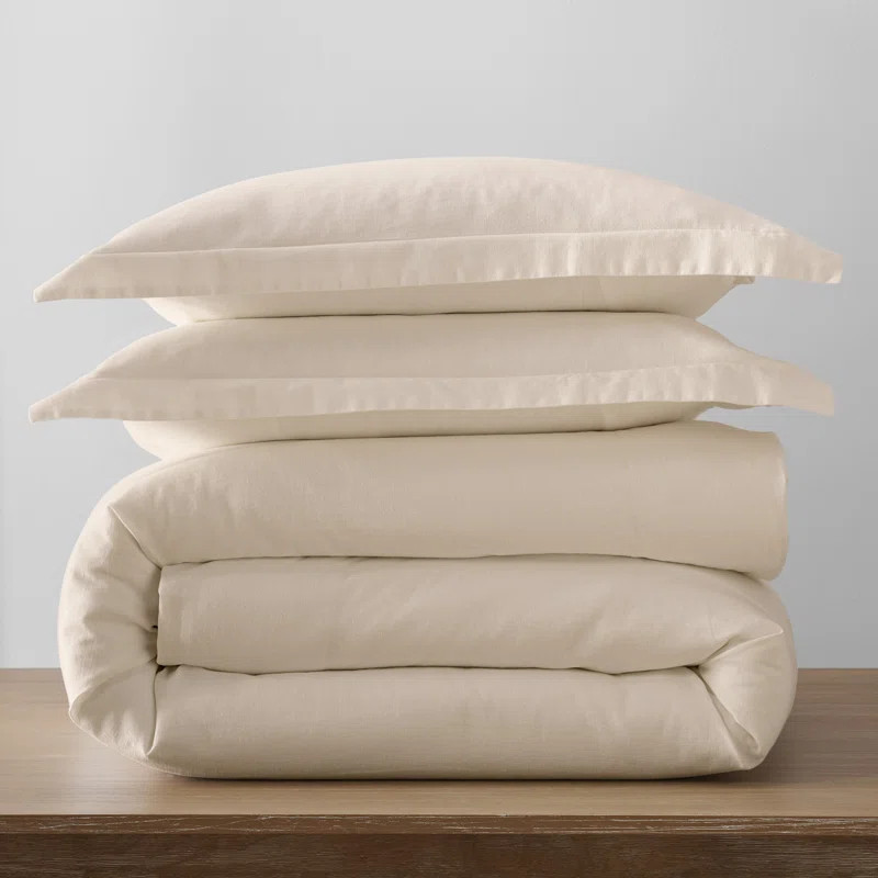 RE/FINE™ Jeffen Linen Blend Duvet Set & Reviews | Wayfair | Wayfair North America