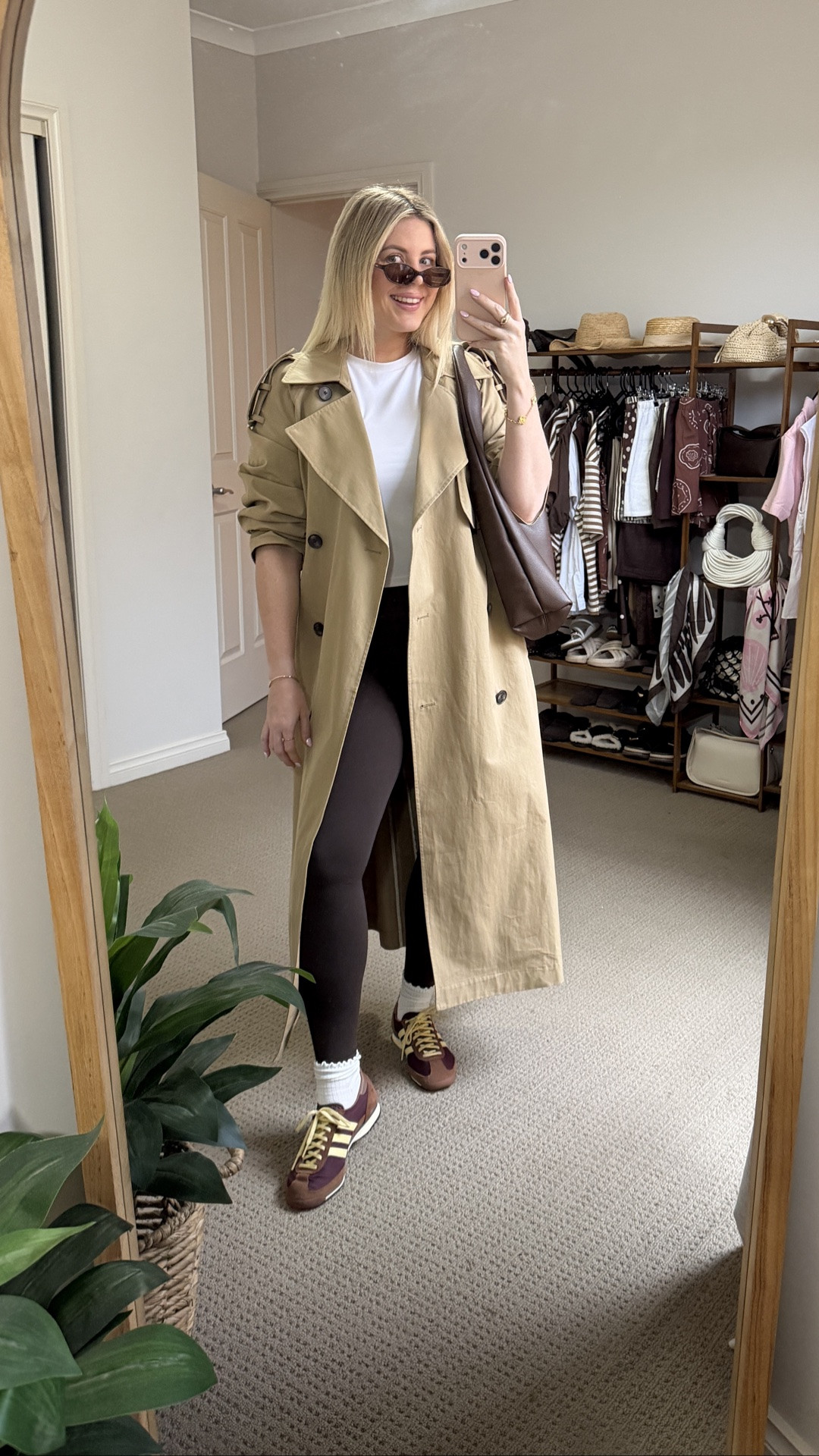 Yesterday’s casual sunday ootd 🤎  
Same base as Saturday, just added my trench + my fave adidas 🫶🏻
Ready to watch Devil Wears Prada 2 🍿

*This exact trench sold out last year but linked very similar 🫶🏻

#LTKaustralia #LTKautumn #LTKstyletip