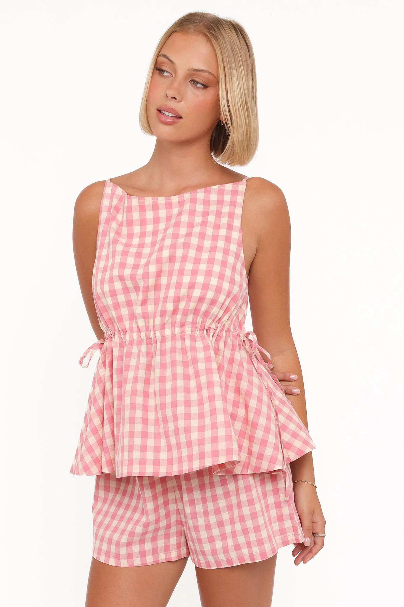 Rory Top - Pink Gingham | Petal & Pup (US)